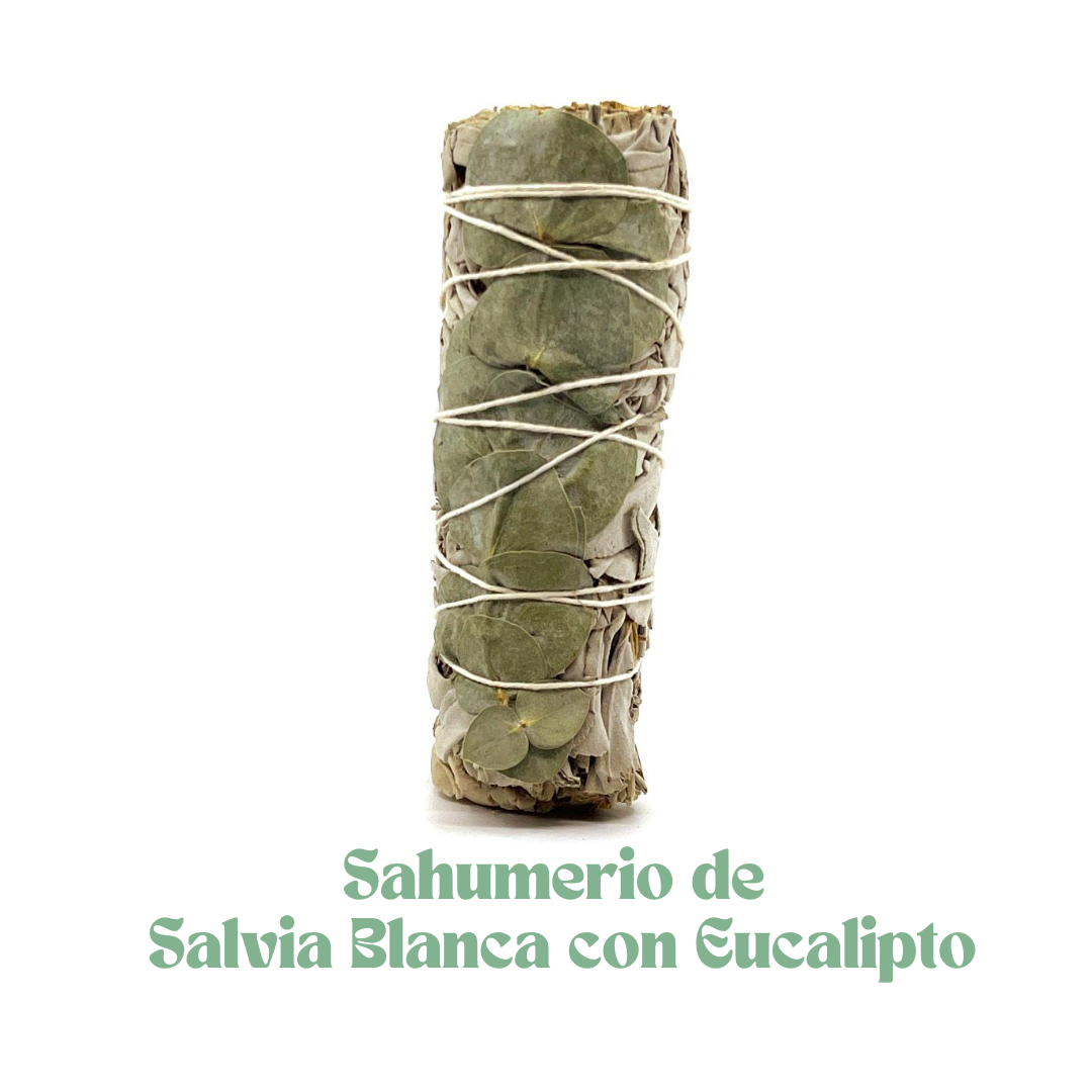Sahumerio de Salvia blanca con Eucalipto